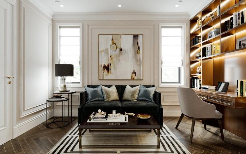 Phào chỉ cửa sổ đơn giản, hiện đại