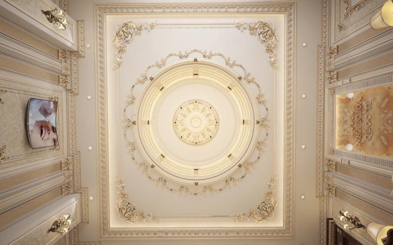 Phào chỉ góc che đi những đường nối tường và trần