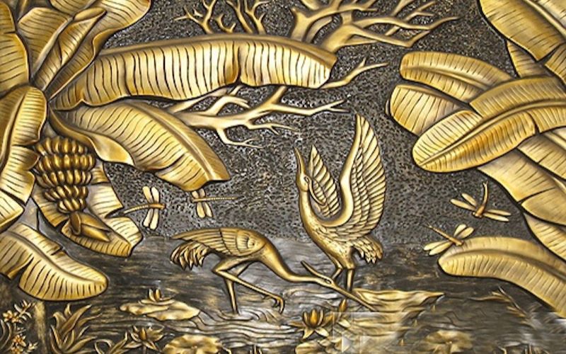Tranh phù điêu được ưa chuộng trong thiết kế 