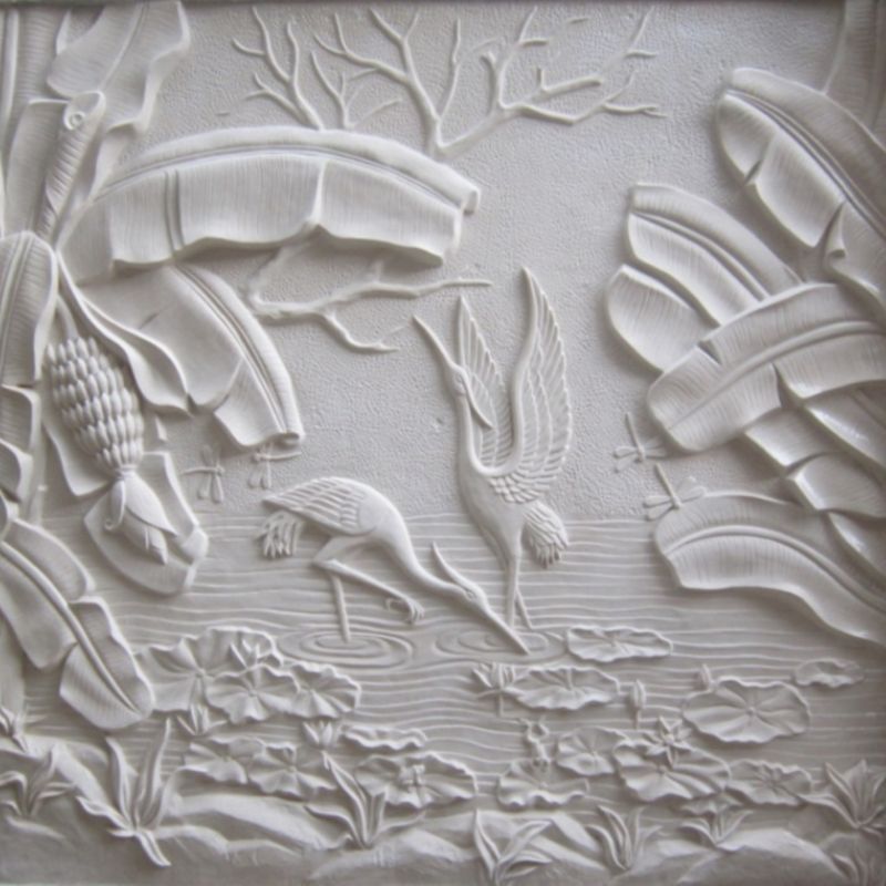 Tranh phù điêu thạch cao