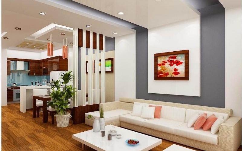Tường thạch cao trang trí không gian đẹp mắt