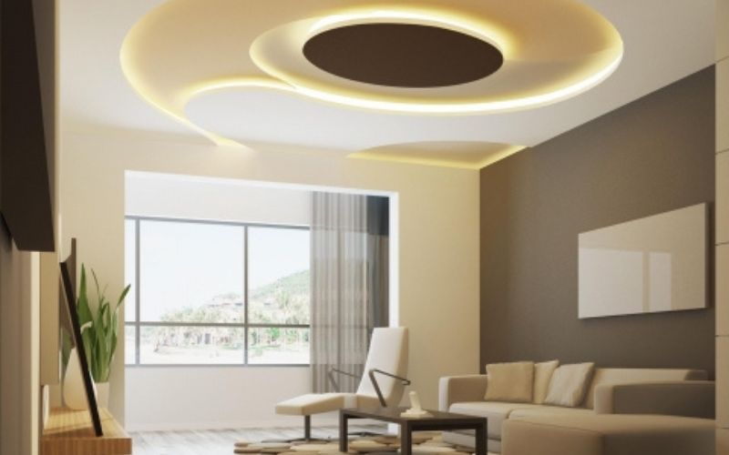 Trần thạch cao chìm giật cấp