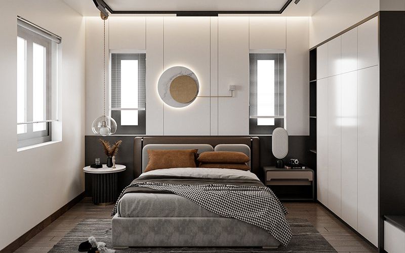 Trần thạch cao chìm đơn giản, hiện đại